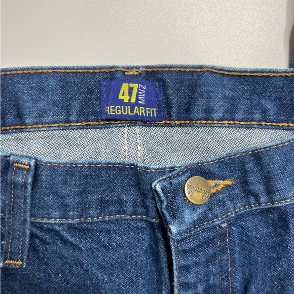 Wrangler 36x32 47MWZ Regular Fit Blue Denim Jeans - Picture 2 of 5